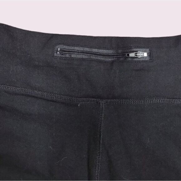 𝅺Elite Active Wear Black Leggins with Mesh Cooling, Size Medium - Picture 4 of 6